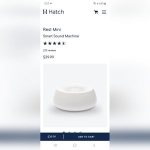 Hatch rest mini sound machine